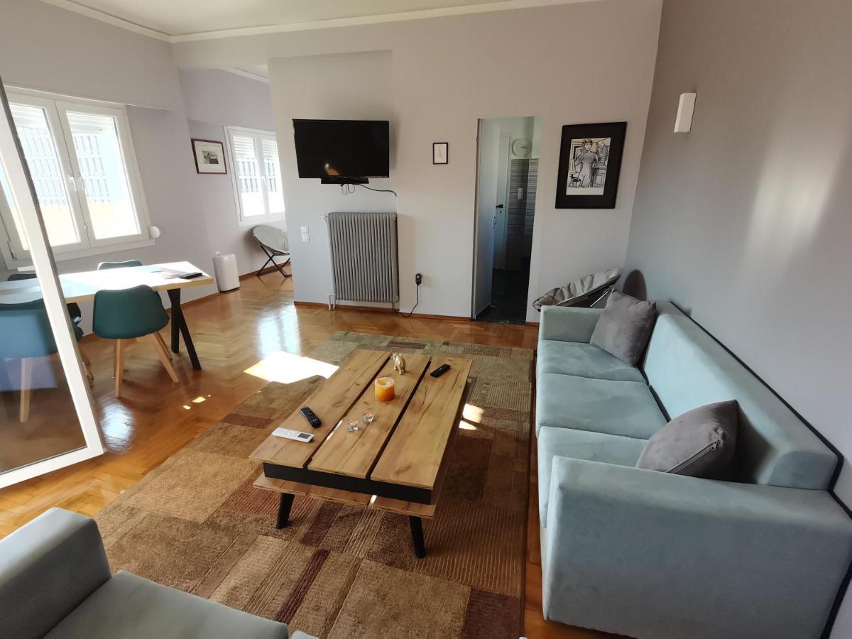 Penthouse Spacious W Super Wifi & Terrace, 2 Min From Metro 아테네 외부 사진